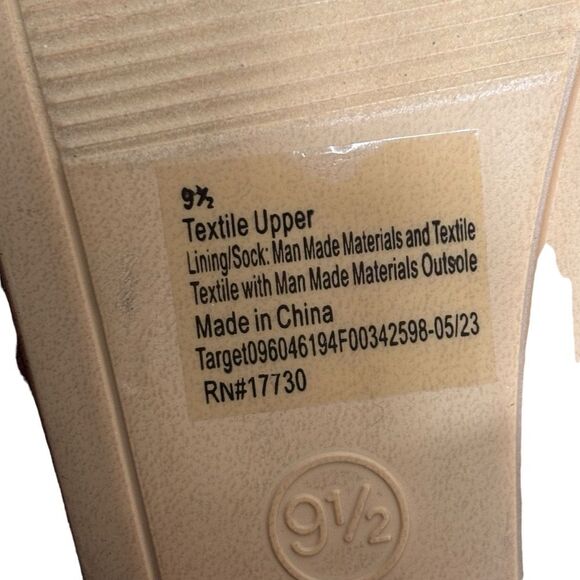 A New Day Sepia Brown Riah Open Toe Ankle Strap Block Heels Women's Size 9.5 - Picture 9 of 10